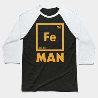 Iron Man Science Baseball T-Shirt